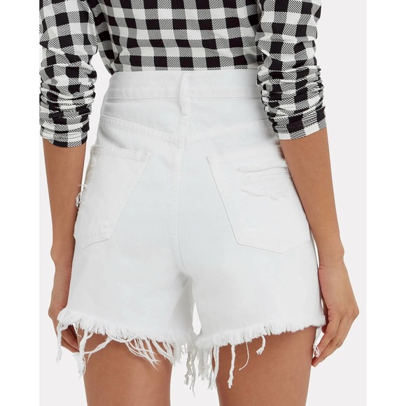 3x1 Blake High Rise Distressed Shorts in Moonstone Size 26 - Picture 2 of 8